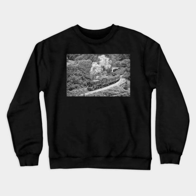 Schools Class Repton - Black and White Crewneck Sweatshirt by SteveHClark